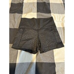 Women's Constantly Varied Gear Animal Print Shorts Black Cheetah Small